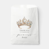 プリンセス王室のクラウンガールバースデーパーティー フェイバーバッグ (正面)