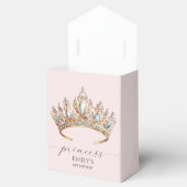 プリンセス王室のクラウンガールバースデーパーティー フェイバーボックス (オープン)