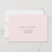 プリンセス王室のクラウンガールバースデーパーティー 出欠カード (裏面)