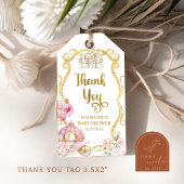 プリンセス王室のベビーシャワーギフトラベル ギフトタグ