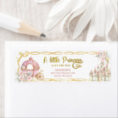 プリンセス王室のベビーシャワー住所 シール (インサイチュ)