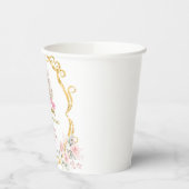 プリンセス王室のベビーシャワー紙カップ 紙コップ (左)