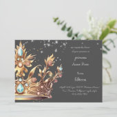 プリンセス王室の誕生日招待状 招待状 (スタンド正面)