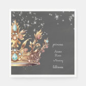 プリンセス王室の誕生日 スタンダードランチョンナプキン (正面)