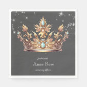 プリンセス王室の誕生日 スタンダードランチョンナプキン (正面)