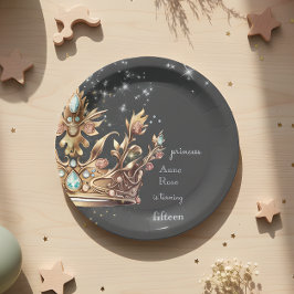 プリンセス王室の誕生日 ペーパープレート