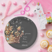 プリンセス王室の誕生日 ペーパープレート (パーティー)