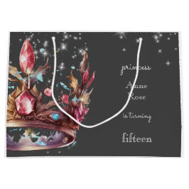 プリンセス王室の誕生日 ラージペーパーバッグ