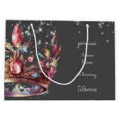 プリンセス王室の誕生日 ラージペーパーバッグ (裏面)