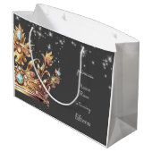 プリンセス王室の誕生日 ラージペーパーバッグ (裏面アングル)