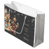 プリンセス王室の誕生日 ラージペーパーバッグ (正面アングル)