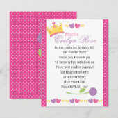 プリンセス球 招待状 (正面/裏面)