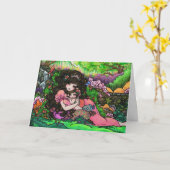 「プリンセス生まれ」新生児プリンセスカード カード (黄色い花)