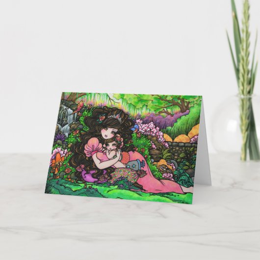 「プリンセス生まれ」新生児プリンセスカード カード (正面)