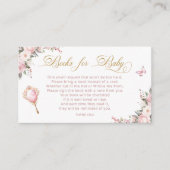 プリンセス用台車赤ちゃんシャワーブック エンクロージャーカード (正面)