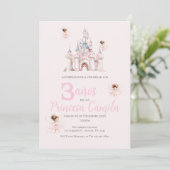 プリンセス第三誕生日招待状アットザアーキャッスル 招待状 (スタンド正面)