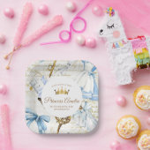 プリンセス第1誕生日 ペーパープレート (パーティー)