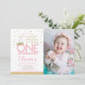 プリンセス第1誕生日 招待状 (スタンド正面)