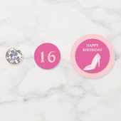 プリンセス第16誕生日オンバラ金ゴールド コンフェッティ (正面)