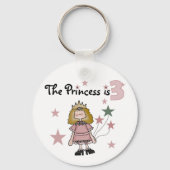 プリンセス第3回誕生日Tシャツとギフト キーホルダー (正面)