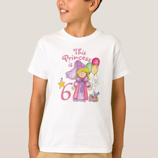 プリンセス第6誕生日 Tシャツ (正面)