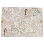 プリンセス結婚の ラージペーパーバッグ (裏面)