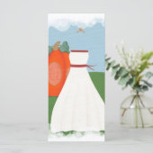 プリンセス結婚ズドレス秋のメニューカード メニュー (スタンド正面)