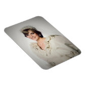 プリンセス結婚ダイアナポートレート様式化 マグネット (右側)