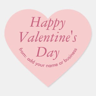 プリンセス美しいピンクハートバレンタインステッカー ハートシール