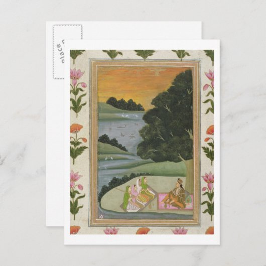 プリンセス聞から女性へのミュージシャン ポストカード (正面/裏面)