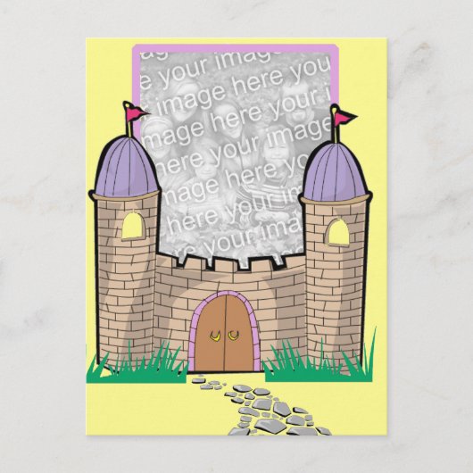 プリンセス自身の城に! ポストカード (正面)