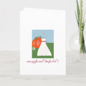 プリンセス花嫁ブライダルシャワー招待状カード 招待状 (裏面)