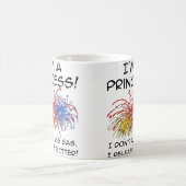 プリンセス解放ギラギラ面白マグカップ コーヒーマグカップ (中央)