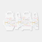 プリンセス言葉可愛い誕生日パーティーお願いボックス フェイバーボックス (折り畳みなし)