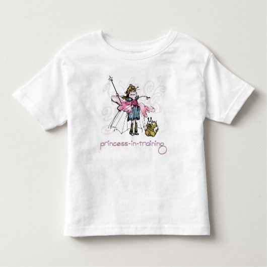 プリンセス訓練 トドラーTシャツ (正面)