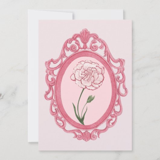 プリンセス誕生会 招待状 (裏面)