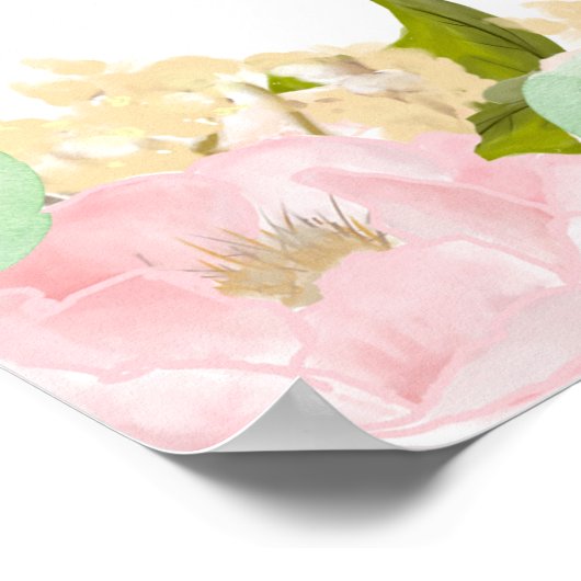 プリンセス誕生日のサイン、女の子の誕生日装飾 ポスター (角)