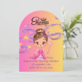 プリンセス誕生日の招待，デジタルダウンロード 招待状 (スタンド正面)