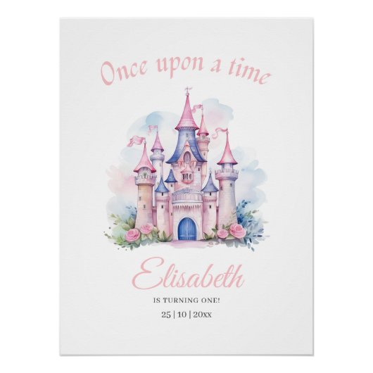 プリンセス誕生日の招待、リトルプリンセス1st ポスター (正面)