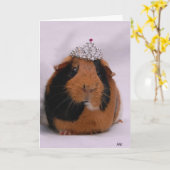 プリンセス誕生日カード カード (黄色い花)