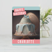 プリンセス誕生日カード シーズンカード (スタンド正面)