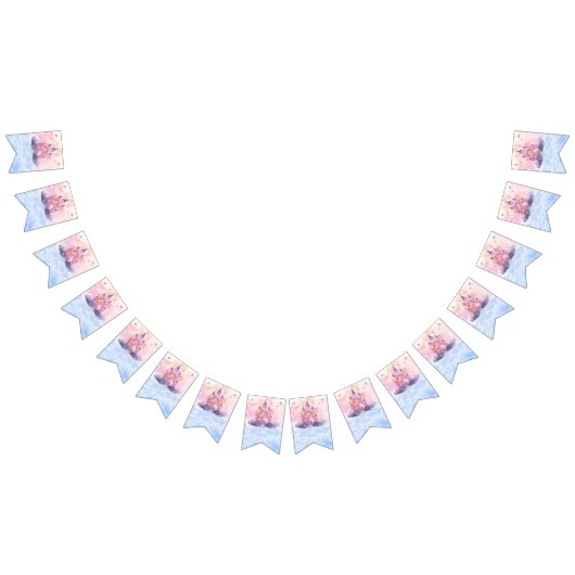 プリンセス誕生日ガールズバナー、キャッスルバナー バンティングフラッグ (全)