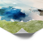 プリンセス誕生日キッズウェルカムポスター ポスター (角)