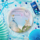 プリンセス誕生日キッズ ペーパープレート (パーティー)