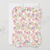 プリンセス誕生日パレード 招待状 (裏面)