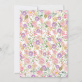 プリンセス誕生日パレード 招待状 (裏面)