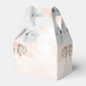 プリンセス誕生日パーティベージュグリッターありがとう フェイバーボックス (裏面サイド)