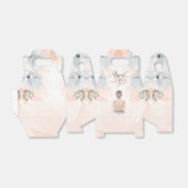 プリンセス誕生日パーティベージュグリッターありがとう フェイバーボックス (折り畳みなし)