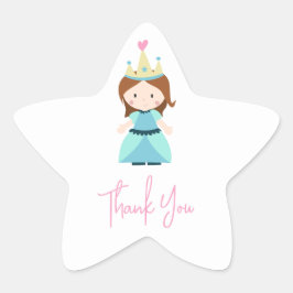 プリンセス誕生日パーティーありがとう 星シール
