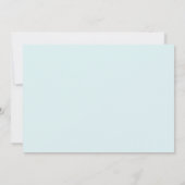 プリンセス誕生日パーティーへの招待 招待状 (裏面)